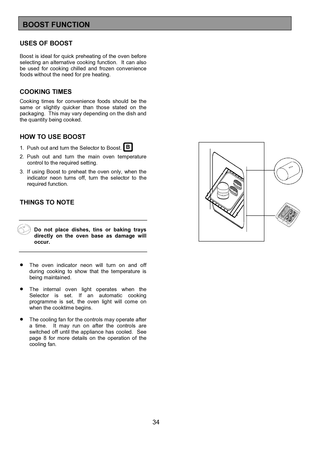 Zanussi ZHQ 575 manual Boost Function, Uses of Boost, HOW to USE Boost 