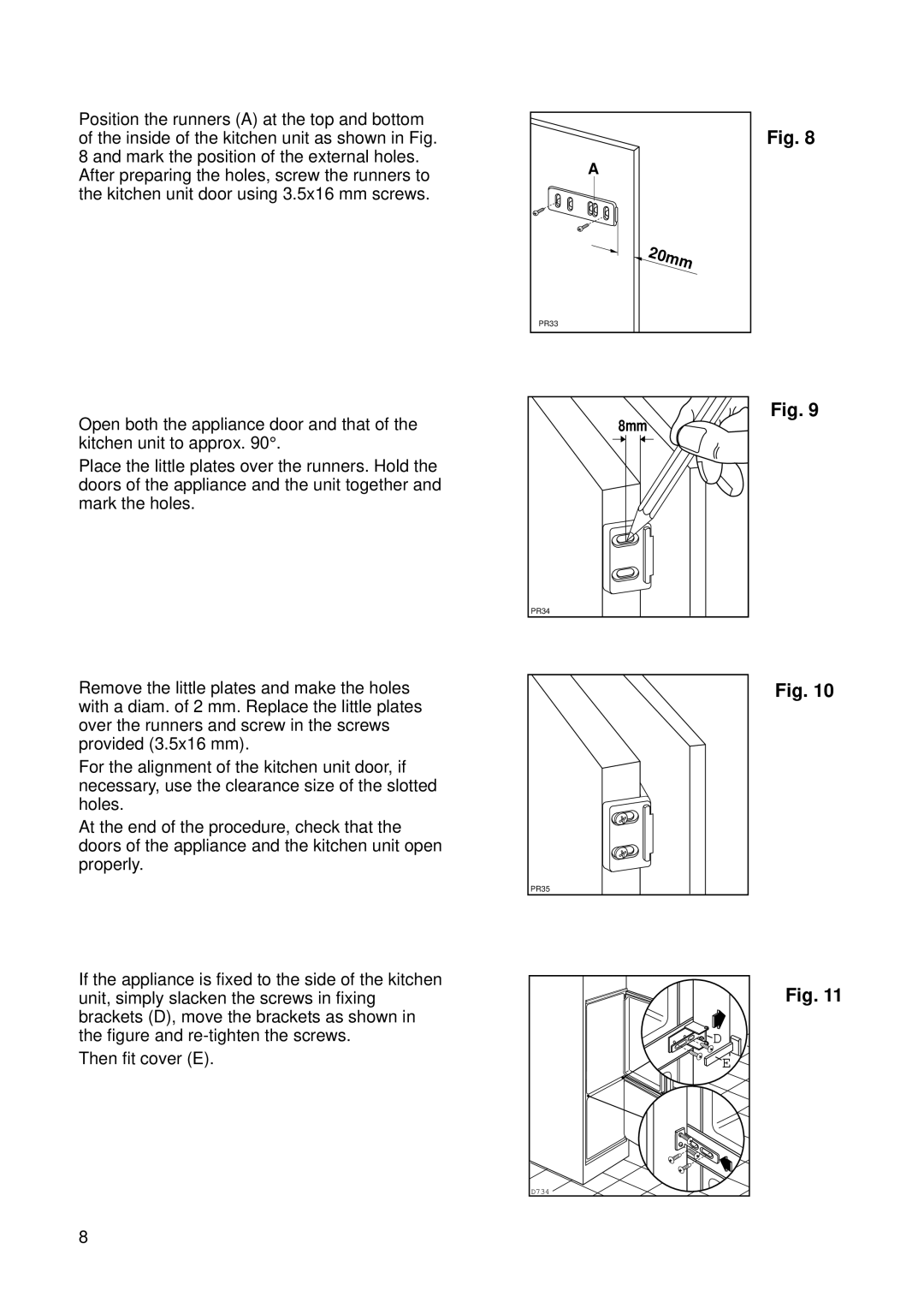 Zanussi ZI 718/12 K manual 8mm 