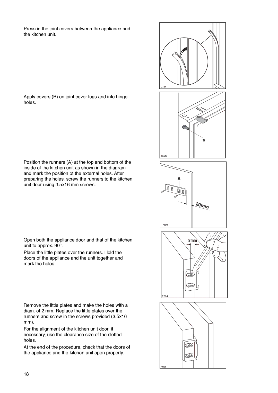 Zanussi ZI 7243 manual 8mm 