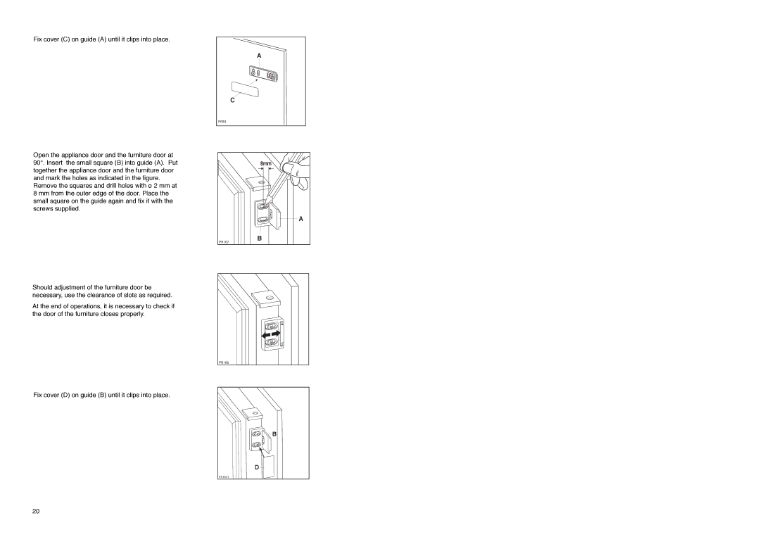 Zanussi ZI 9121 F manual 8mm 