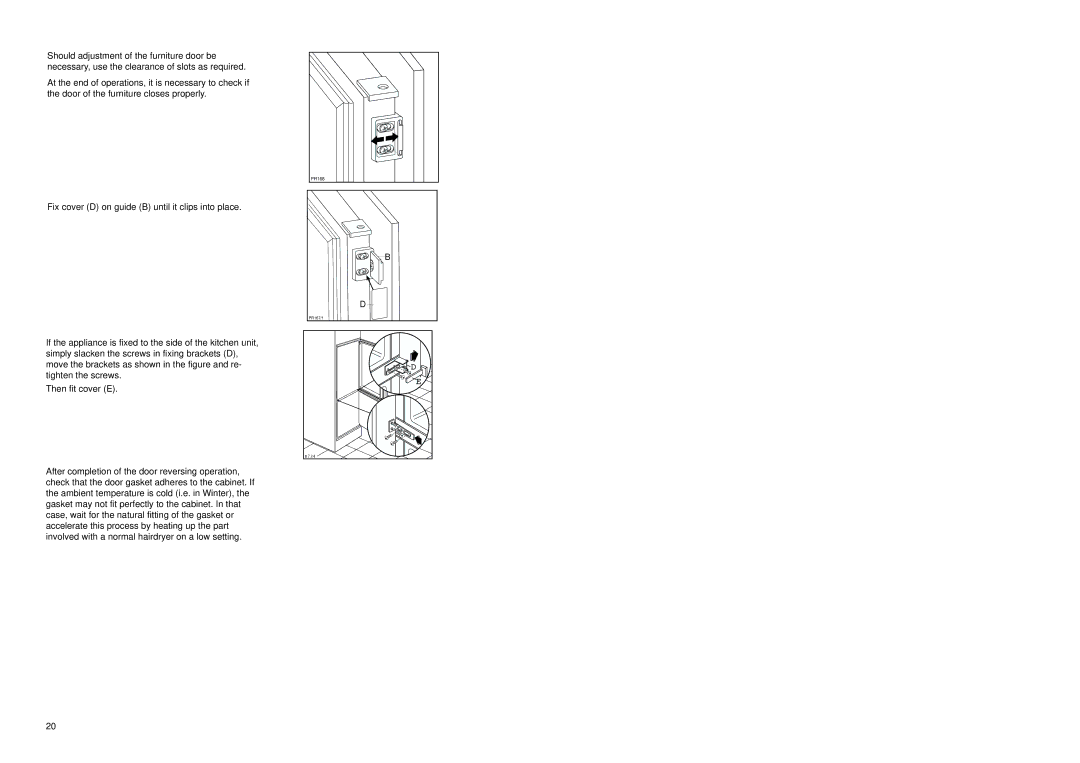 Zanussi ZI 918/12 K manual D734 