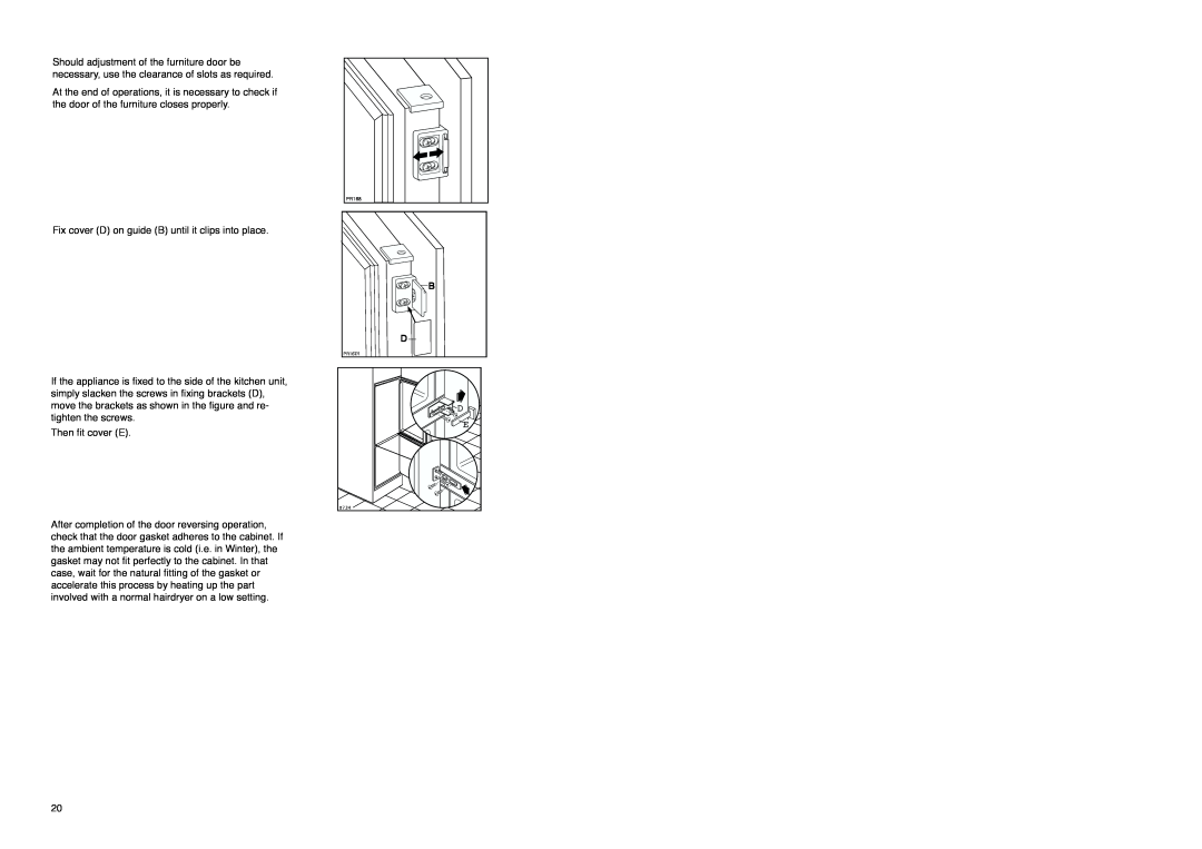 Zanussi ZI 918/12 K manual 