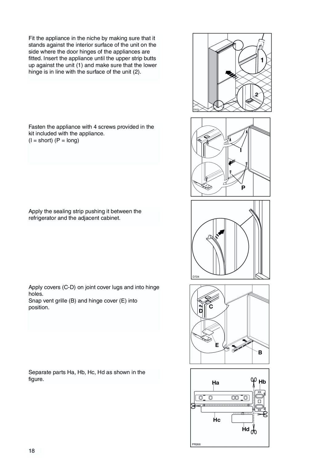 Zanussi ZI 918/9 FFA manual 