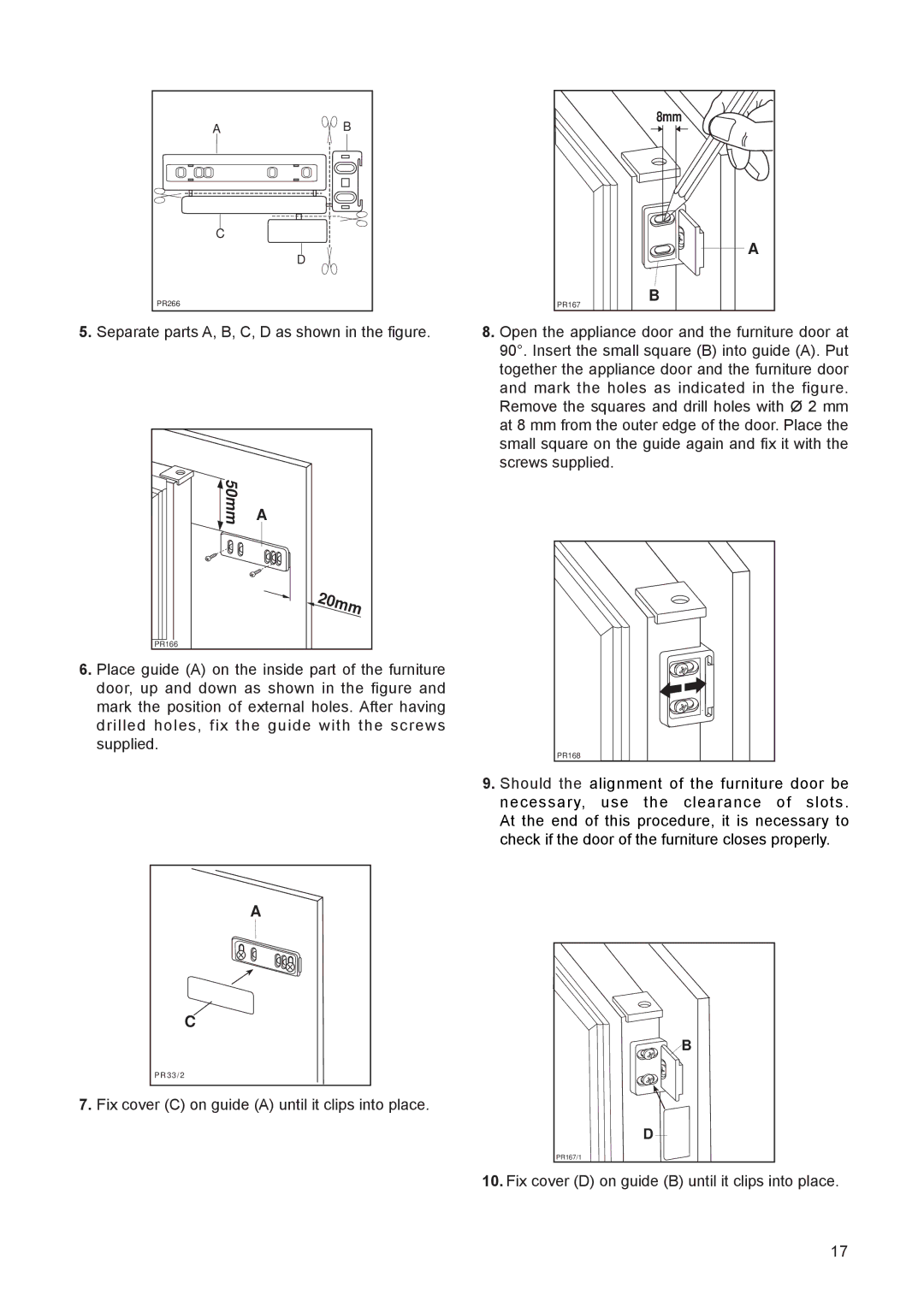 Zanussi ZI 9224 manual 50mm 