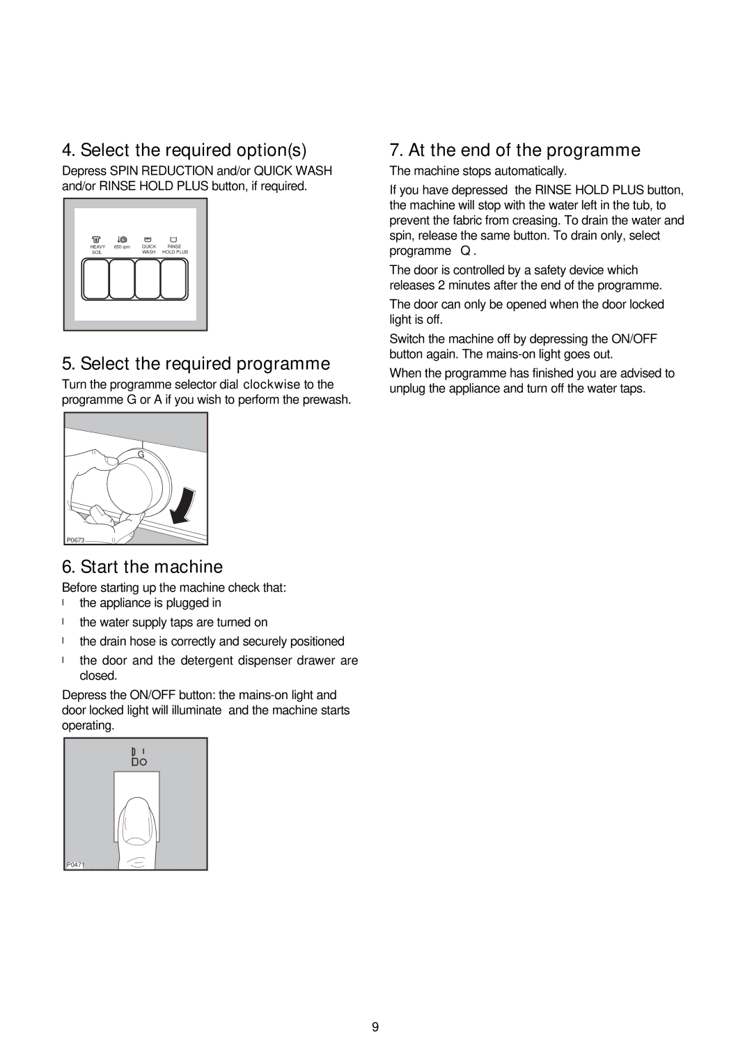 Zanussi ZJ 1284 manual P0673 