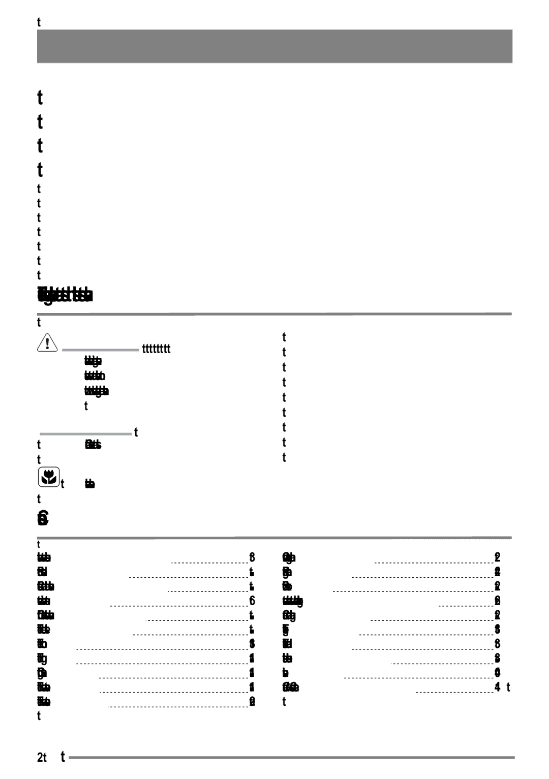 Zanussi ZKG6040ZKG6040WFN user manual Contents 