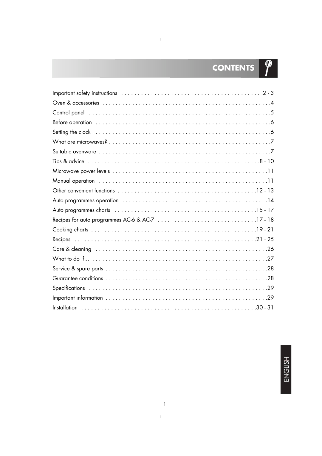 Zanussi ZM176ST, ZM175ST manual Contents 