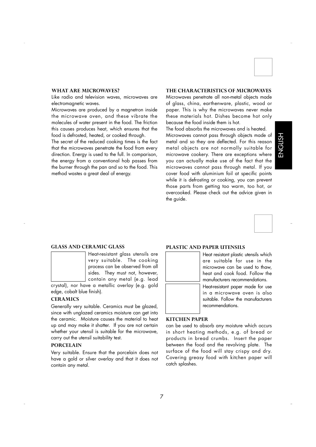 Zanussi ZM266 manual What are MICROWAVES? 