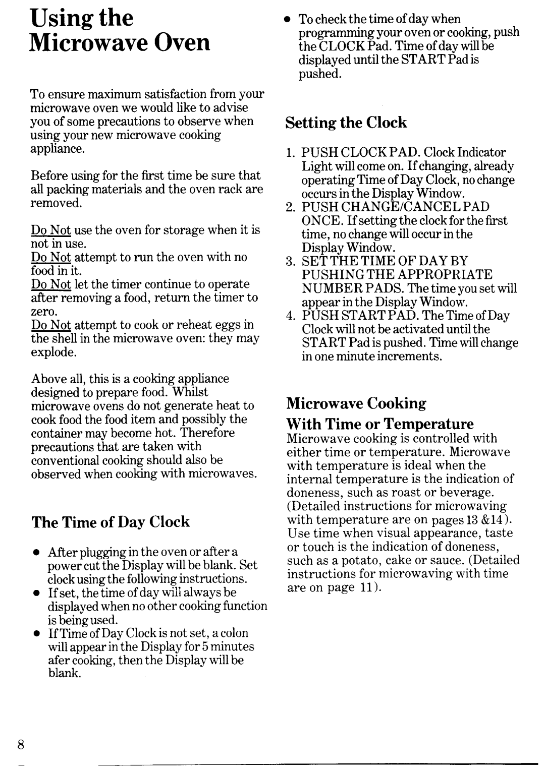 Zanussi ZM700 manual 