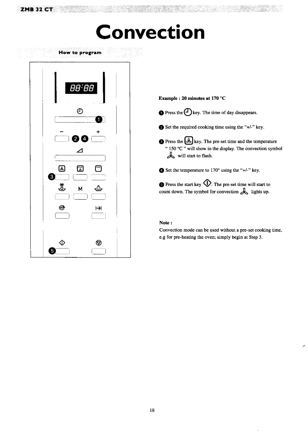 Zanussi ZMB 32 CT manual 