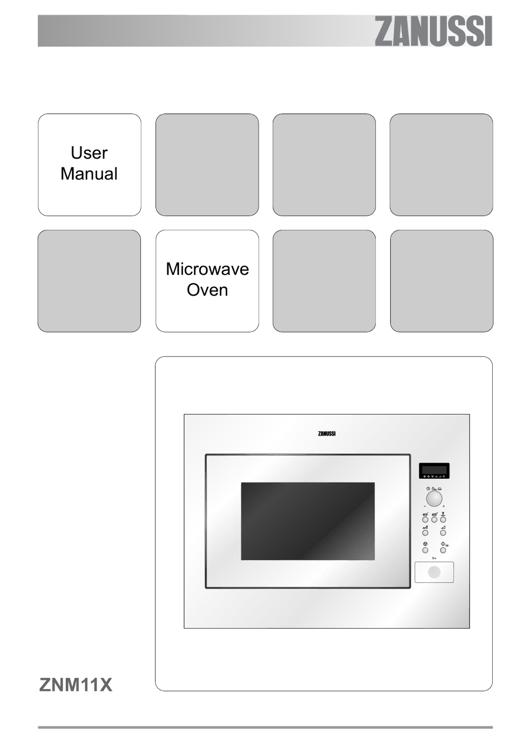 Zanussi ZNM11X user manual 