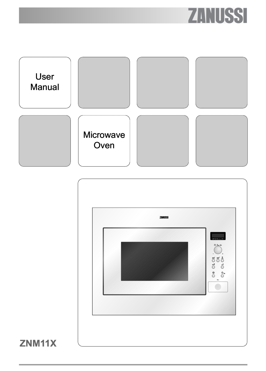 Zanussi ZNM11X user manual User Manual Microwave Oven 