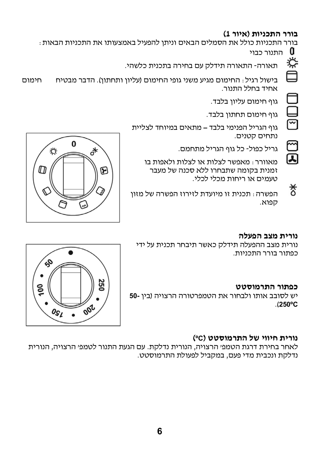 Zanussi ZOB 680, ZOB 780 manual 250ºC 