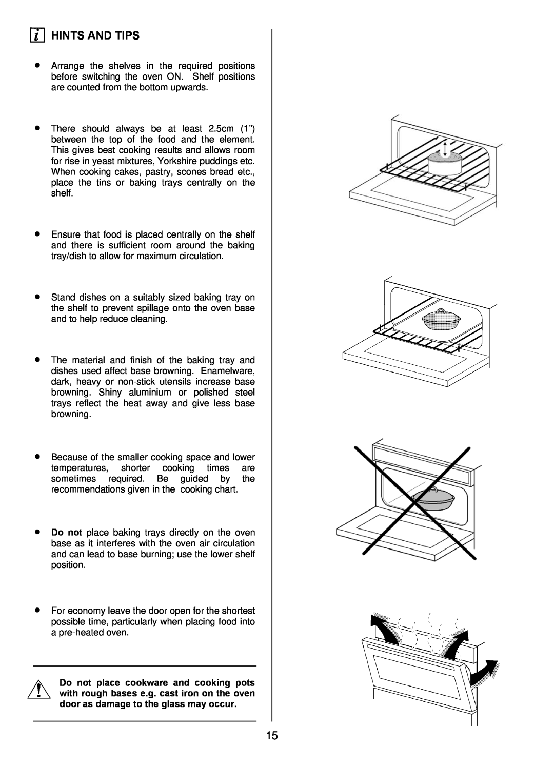 Zanussi ZOD 330 manual Hints And Tips 