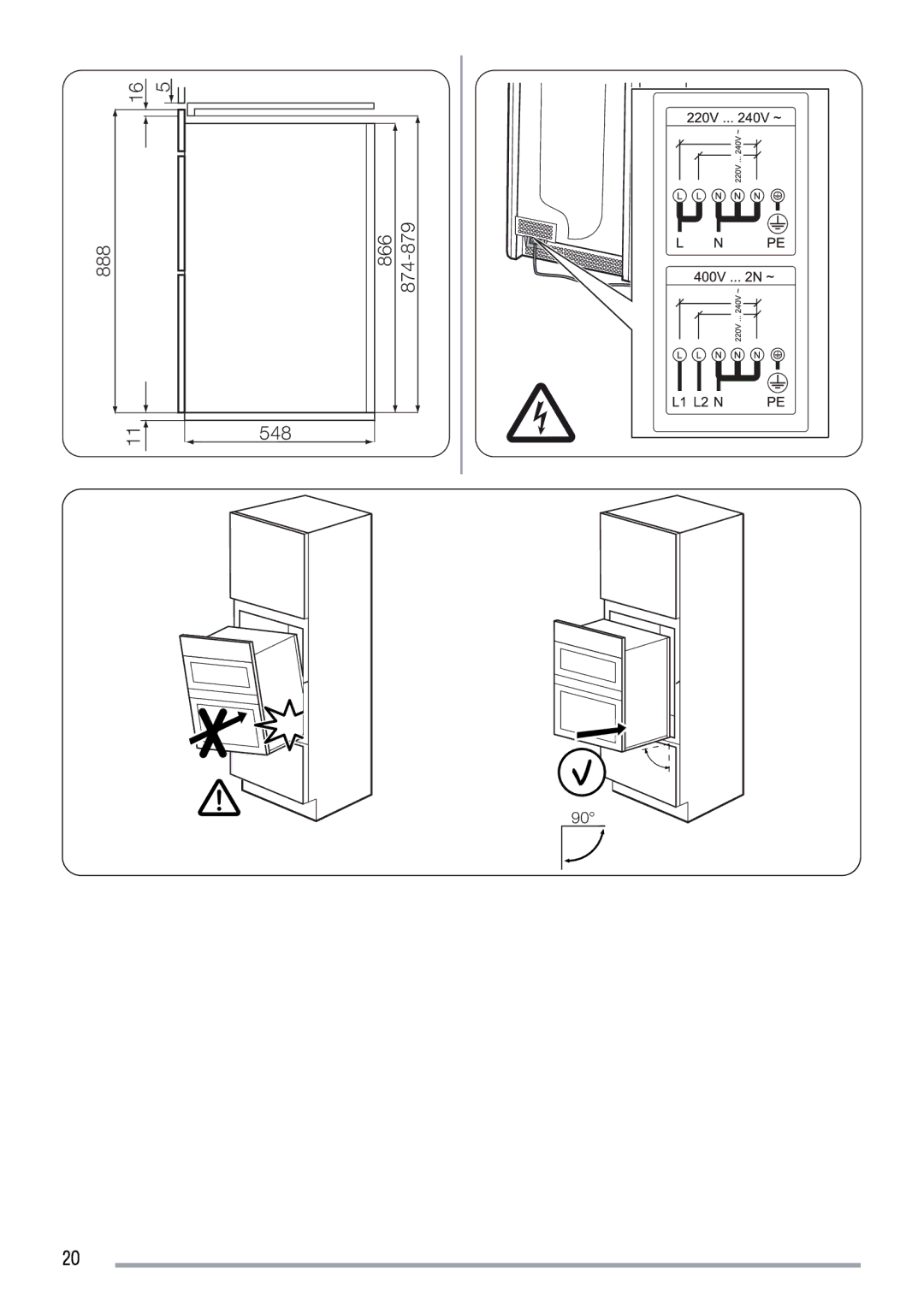 Zanussi ZOD370 user manual 888 866 548 