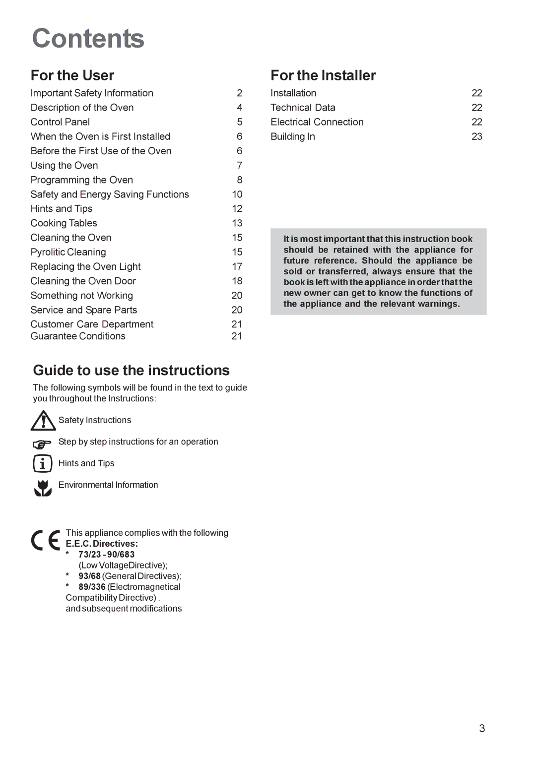 Zanussi ZPB 1260 manual Contents 