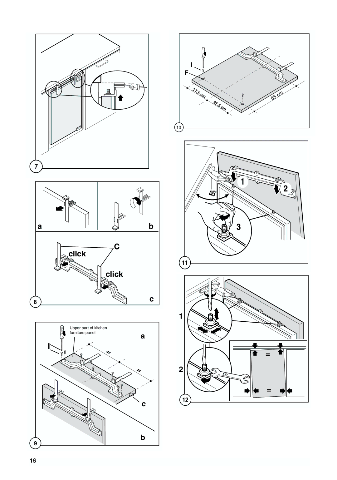 Zanussi ZQF6114 manual Click, 27,5 