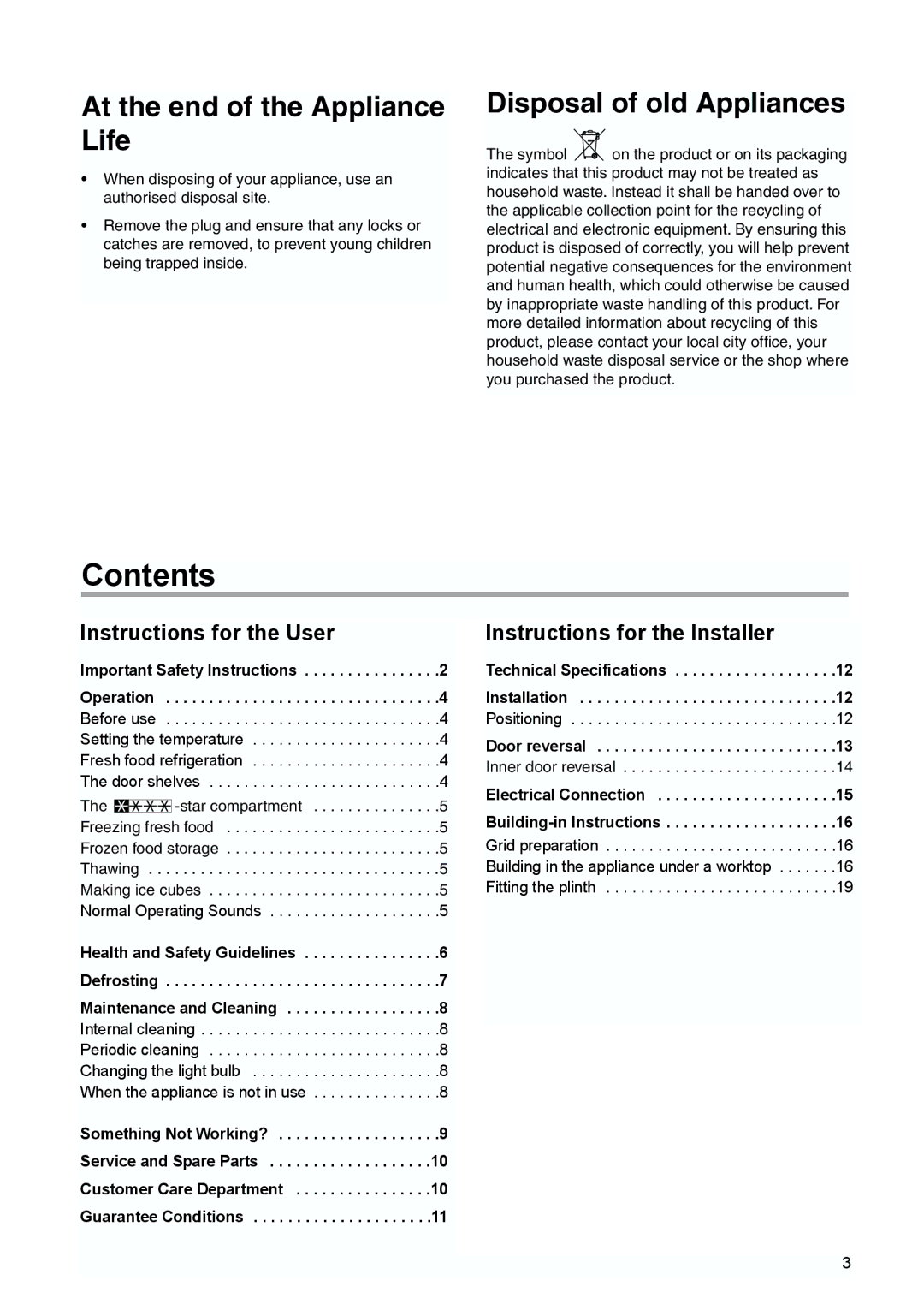 Zanussi ZQS 6124 manual Contents 