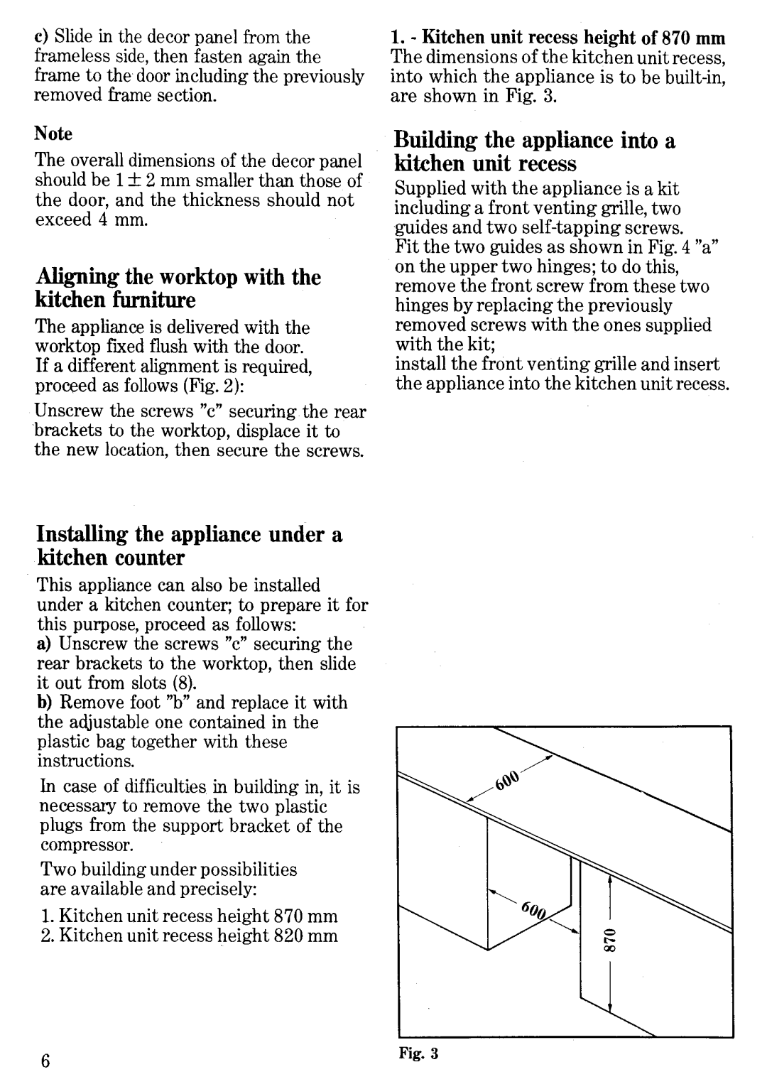 Zanussi ZR 60/LM, ZR 6/L manual 