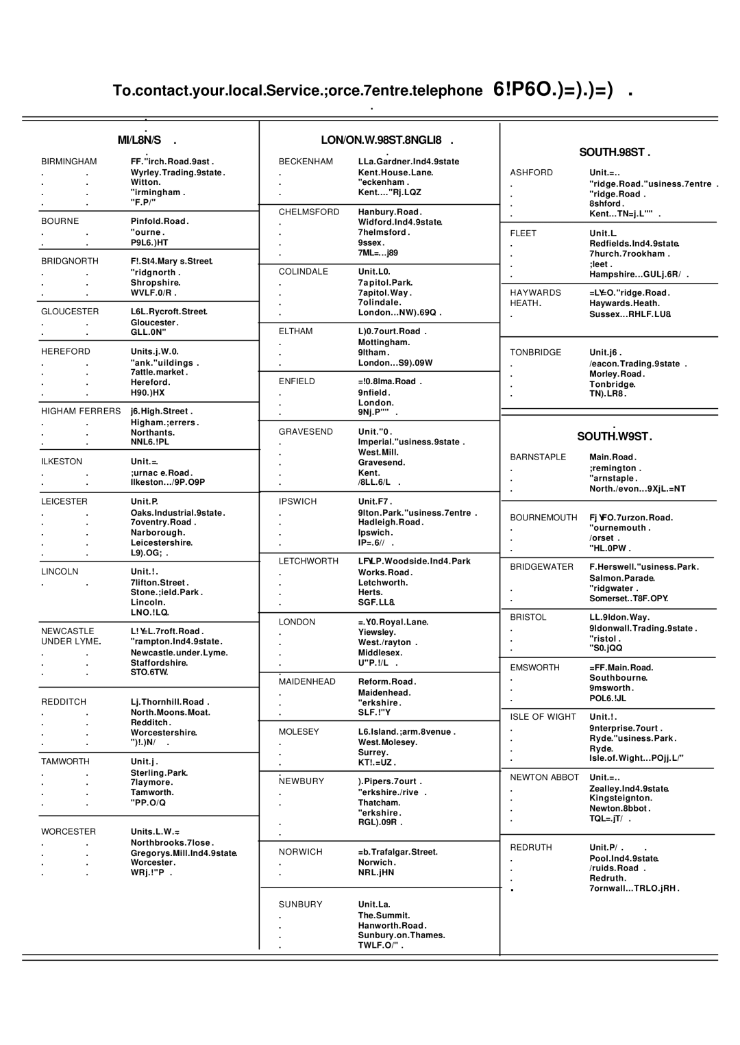 Zanussi ZT 6905 manual Midlands 