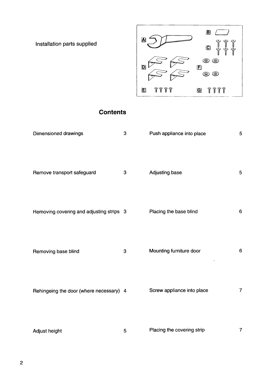 Zanussi ZU 8124 manual 