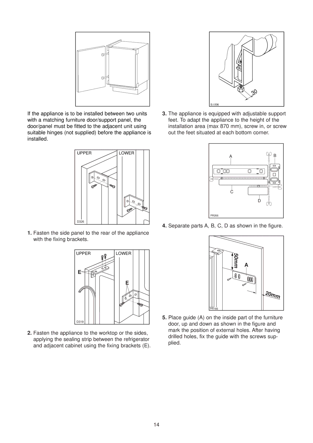 Zanussi ZU 9155 manual 50mm 