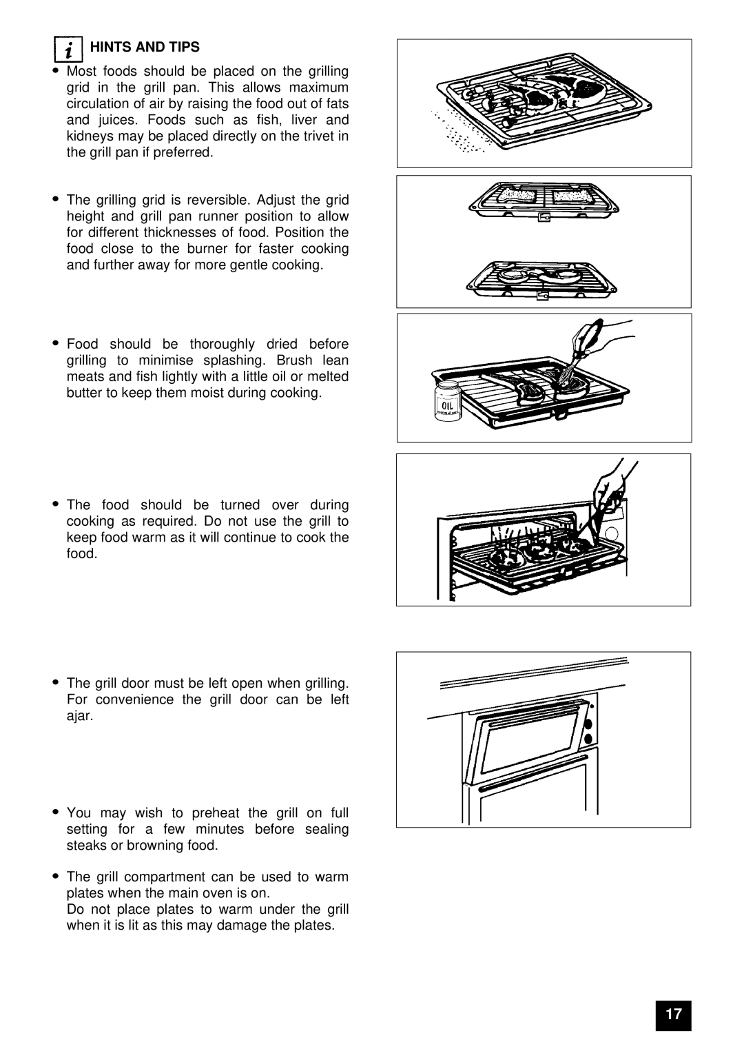 Zanussi ZUG 78 manual Hints and Tips 