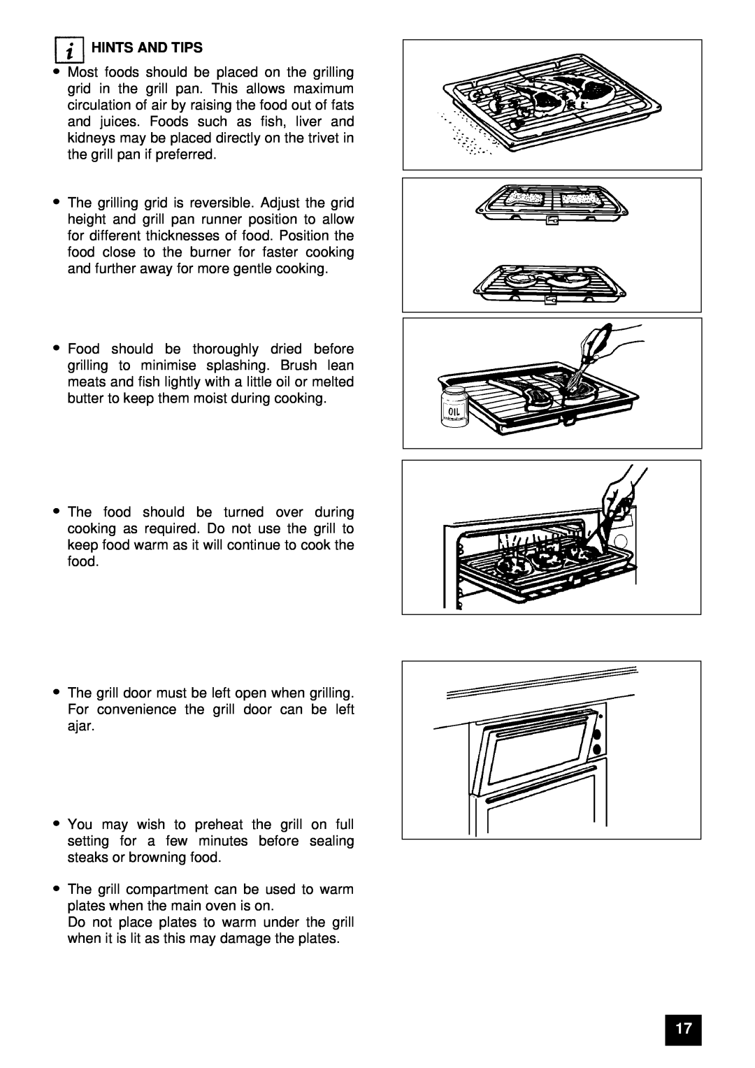 Zanussi ZUG 78 manual Hints And Tips 