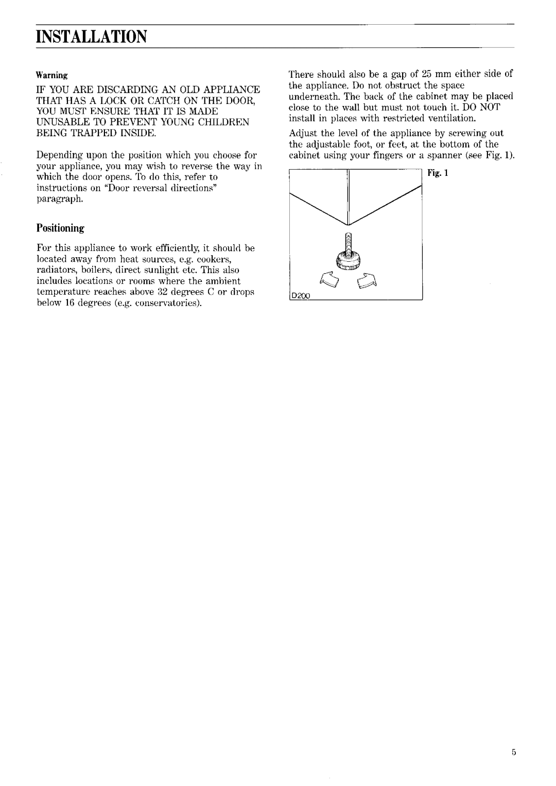 Zanussi ZV 45 manual 