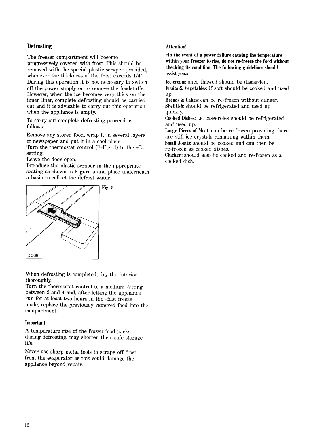 Zanussi ZVC 45 AL manual 