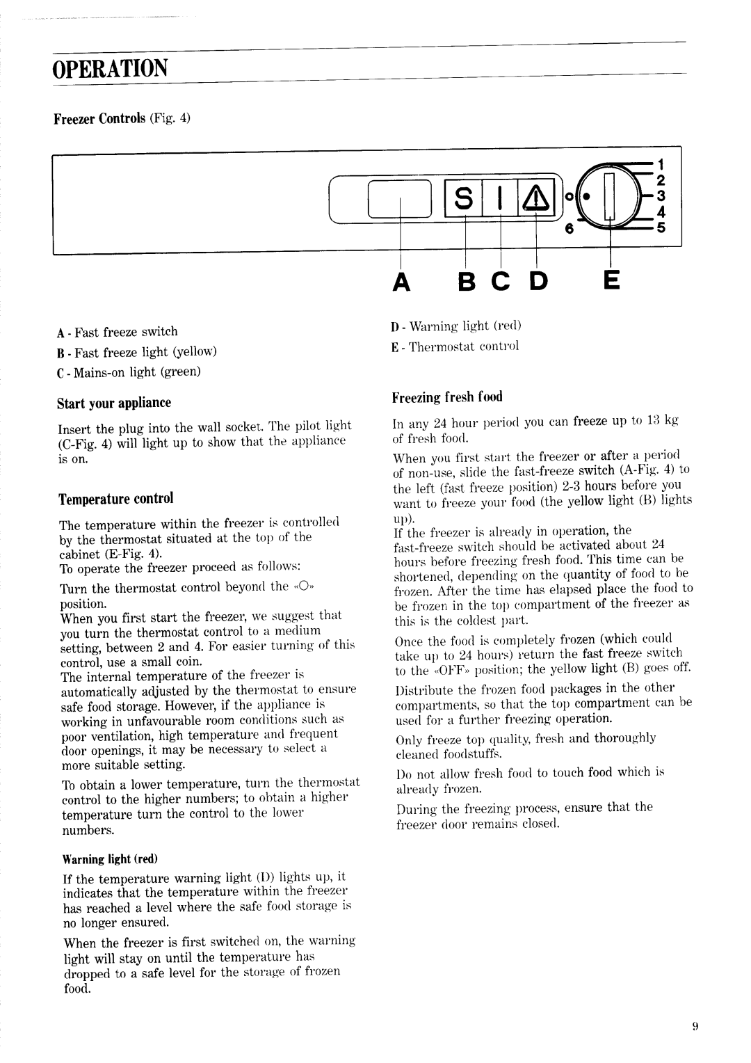 Zanussi ZVC 45 AL manual 