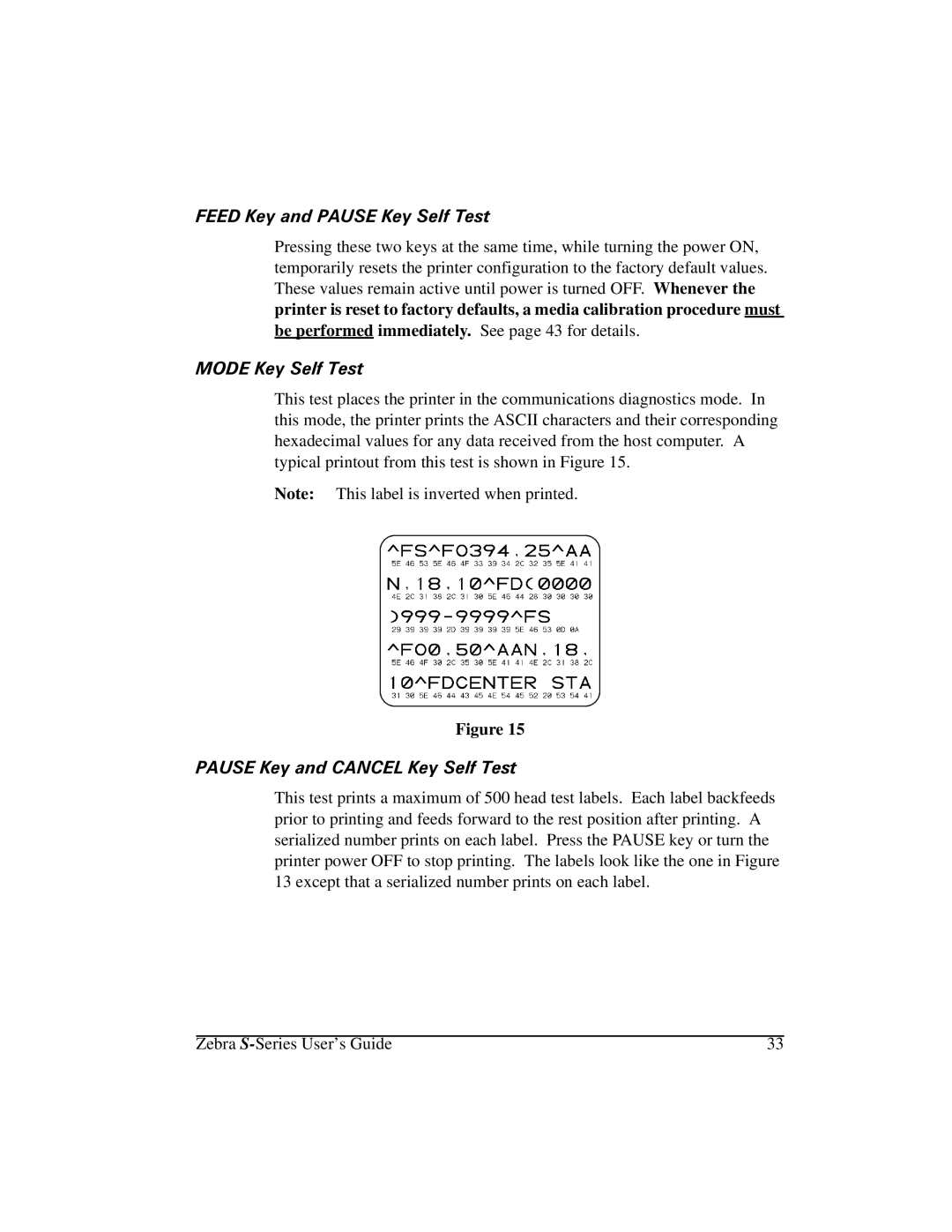 Zebra Technologies 105Se manual DQG3$86.H\6HOI7HVW, 02.H\6HOI7HVW, $86.H\DQG&$1&/.H\6HOI7HVW 