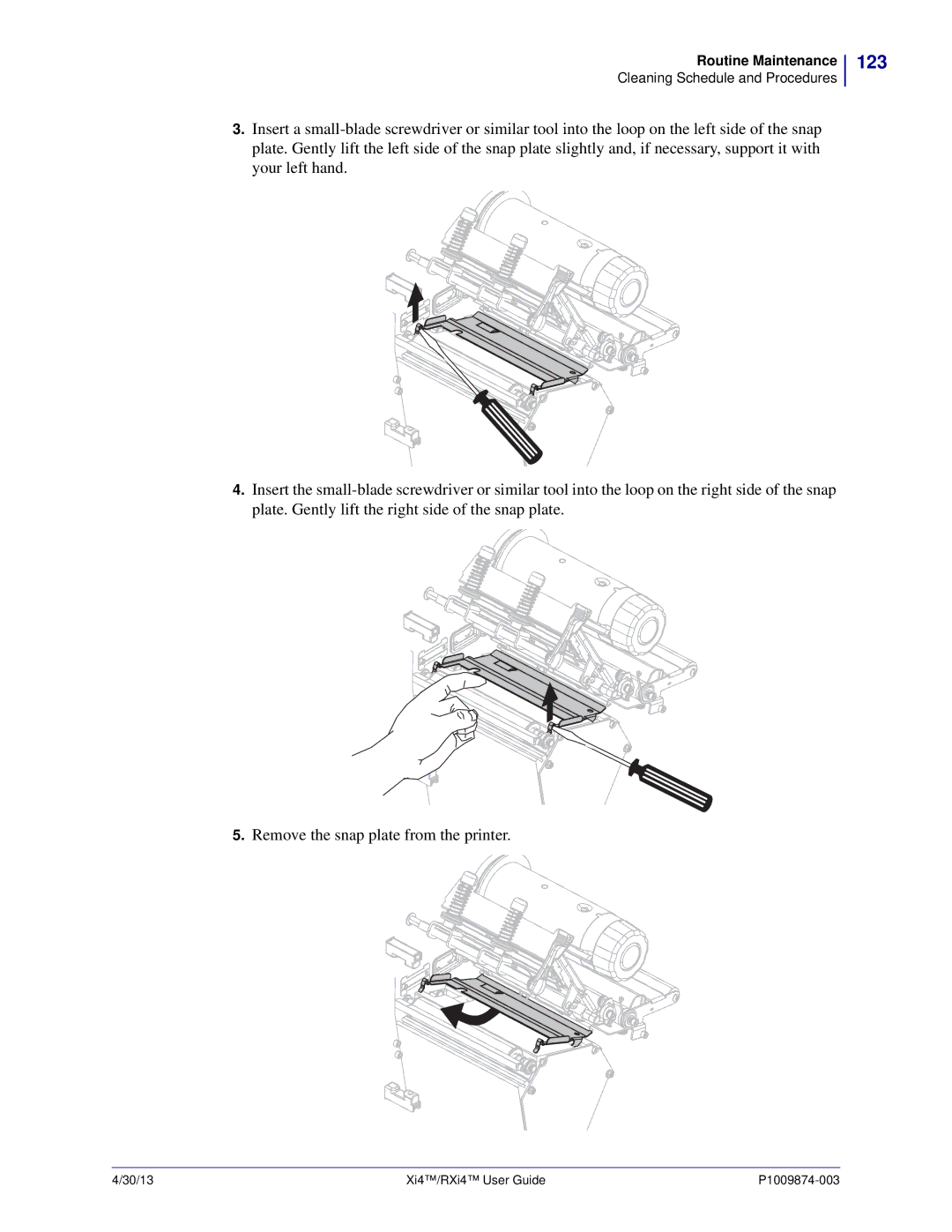 Zebra Technologies 11380100000, 11380100200 manual 123 