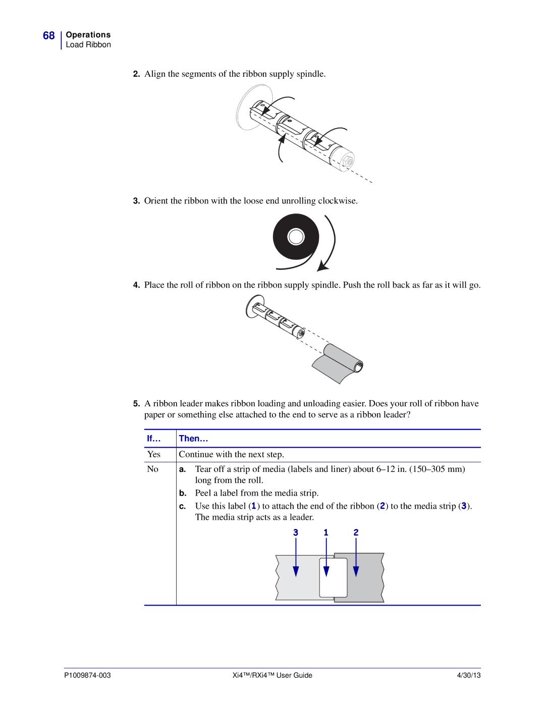 Zebra Technologies 11380100200, 11380100000 manual If… Then… 