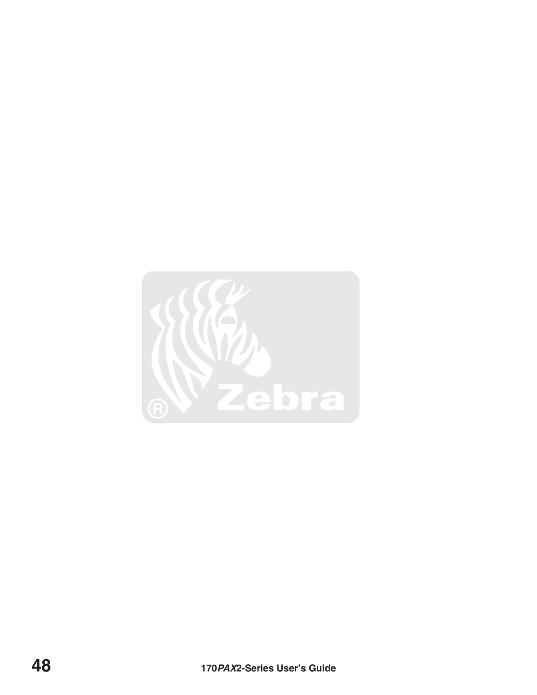 Zebra Technologies 170PAX2TM manual 170PAX2-Series User’s Guide 