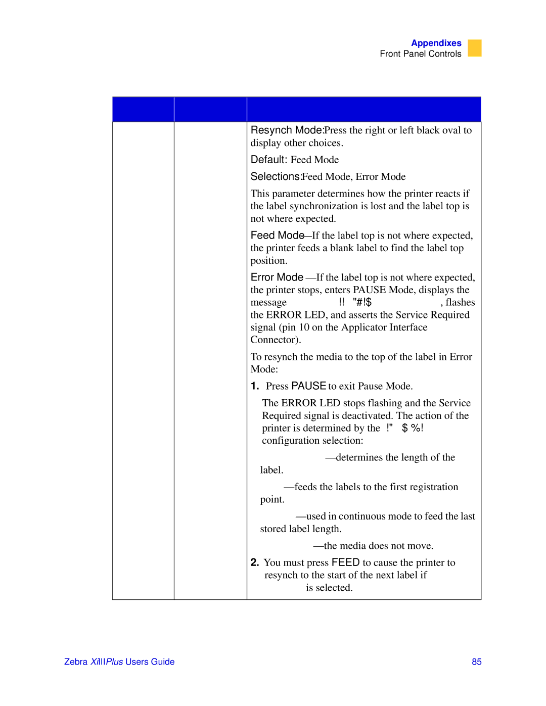 Zebra Technologies 3ULQWHUV manual Default Feed Mode 