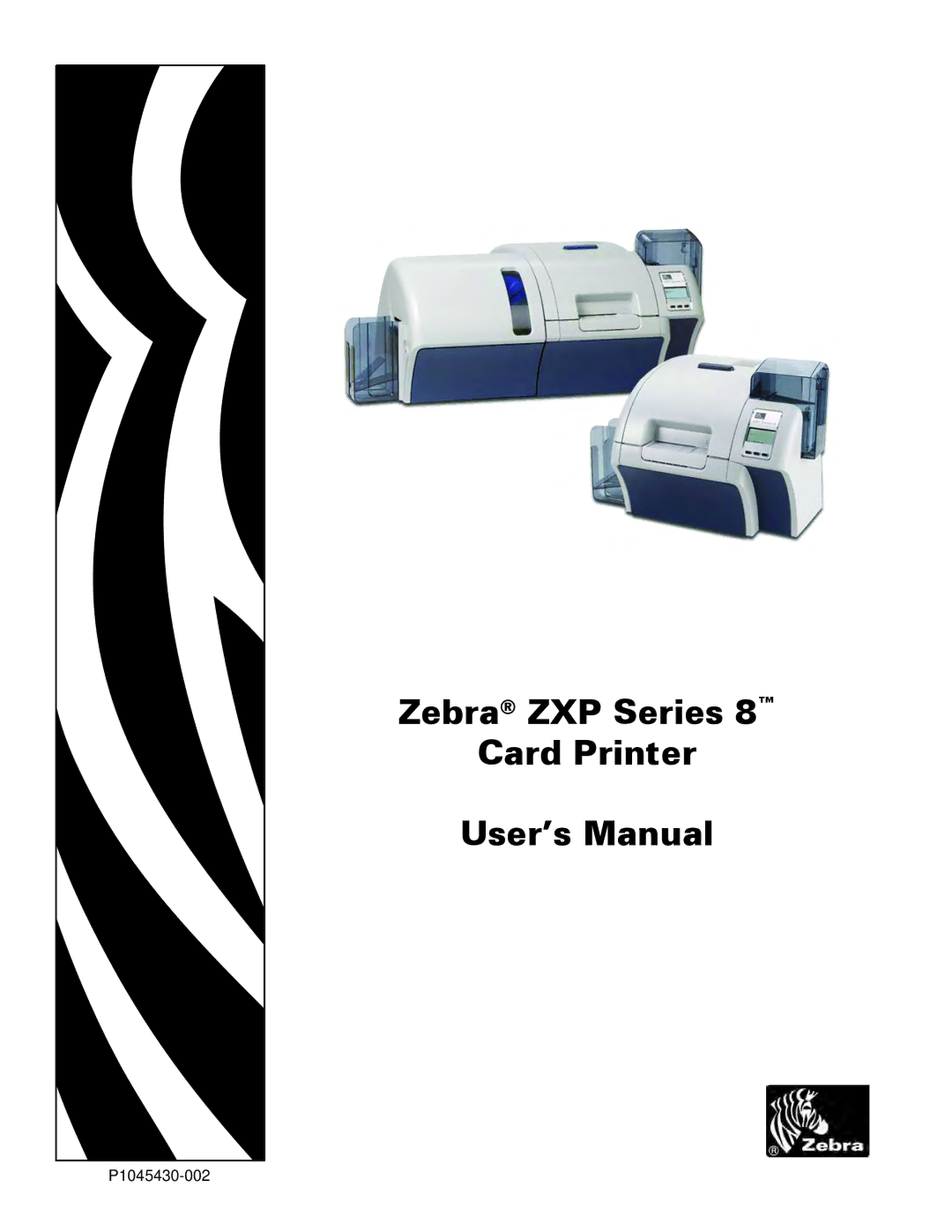 Zebra Technologies 8 user manual Zebra ZXP Series Card Printer User’s Manual 