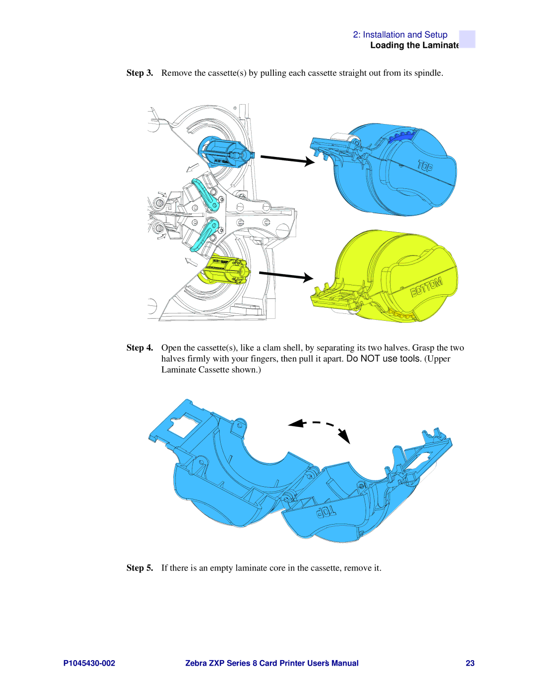 Zebra Technologies 8 user manual Installation and Setup 