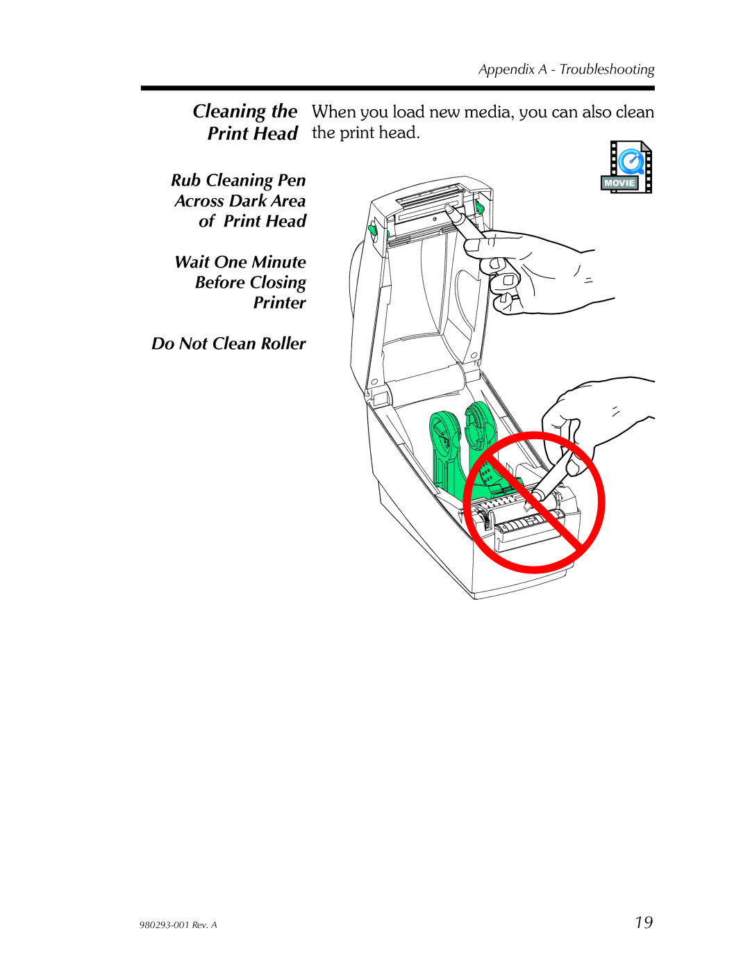 Zebra Technologies 980293-001 user manual Movie 