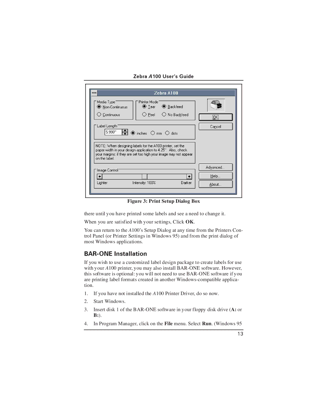 Zebra Technologies A100 manual 