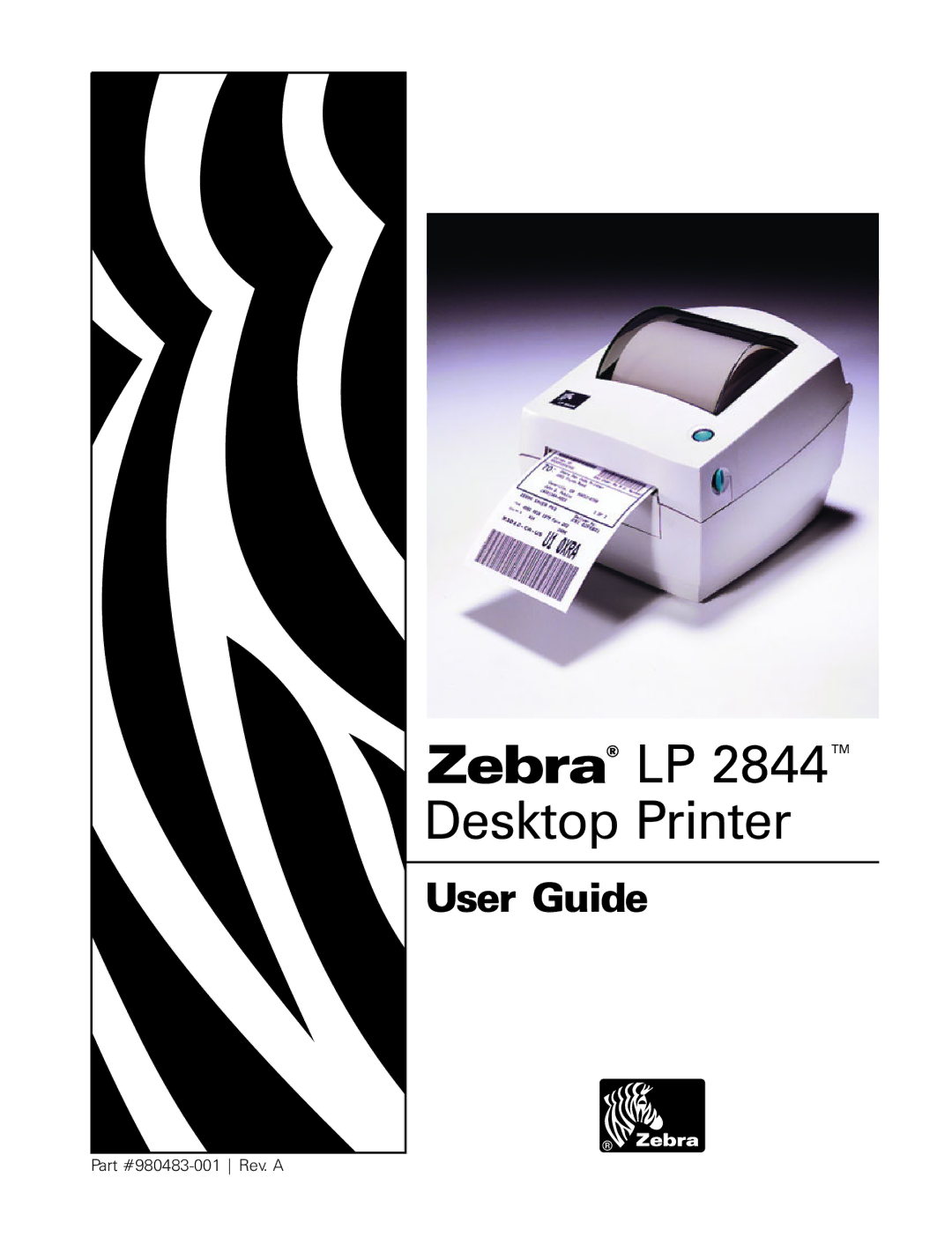 Zebra Technologies Desktop Printer manual Zebra LP 2844 TM 