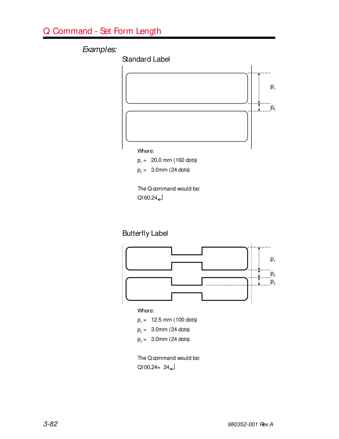 Zebra Technologies EPL2 manual Standard Label 