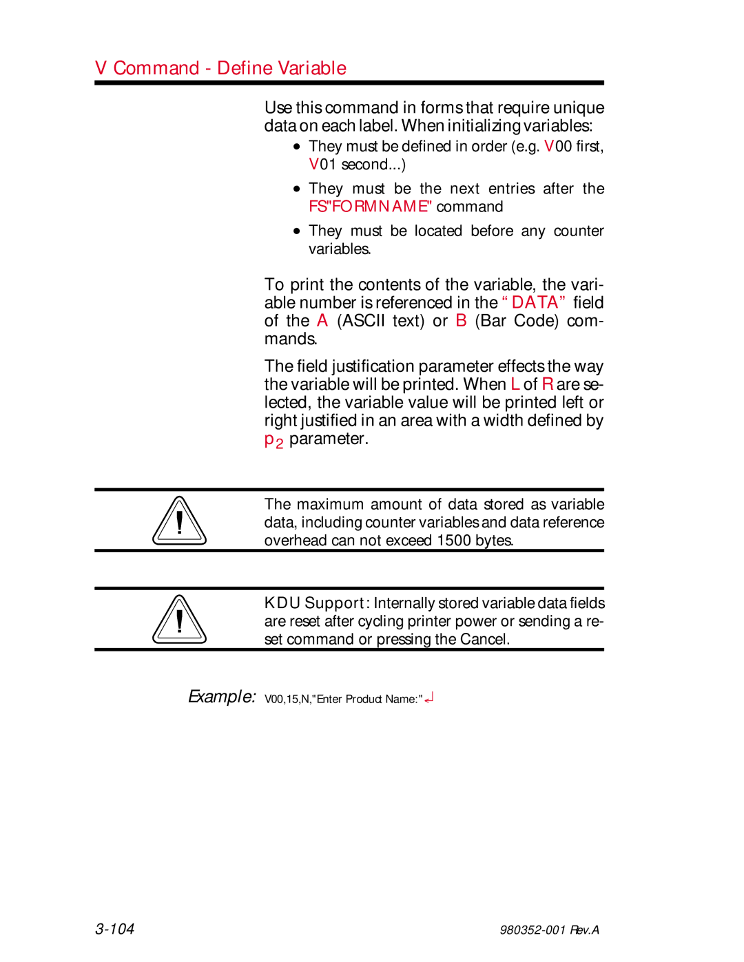 Zebra Technologies EPL2 manual 104 