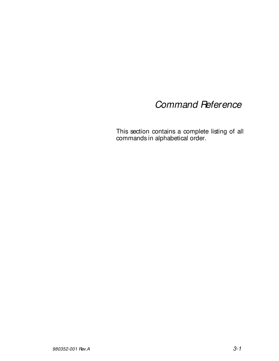 Zebra Technologies EPL2 manual Command Reference 