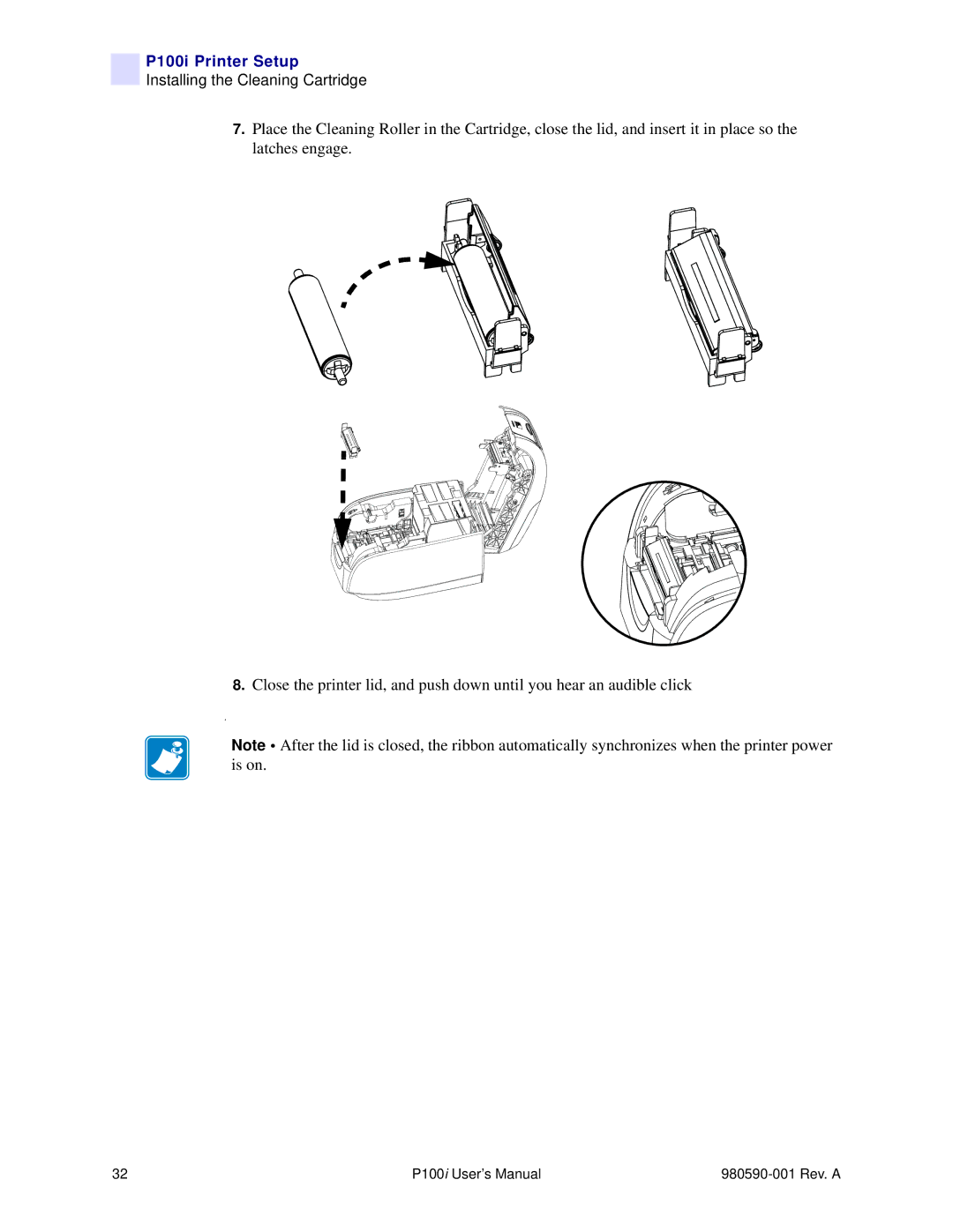 Zebra Technologies P100iTM manual P100i Printer Setup 