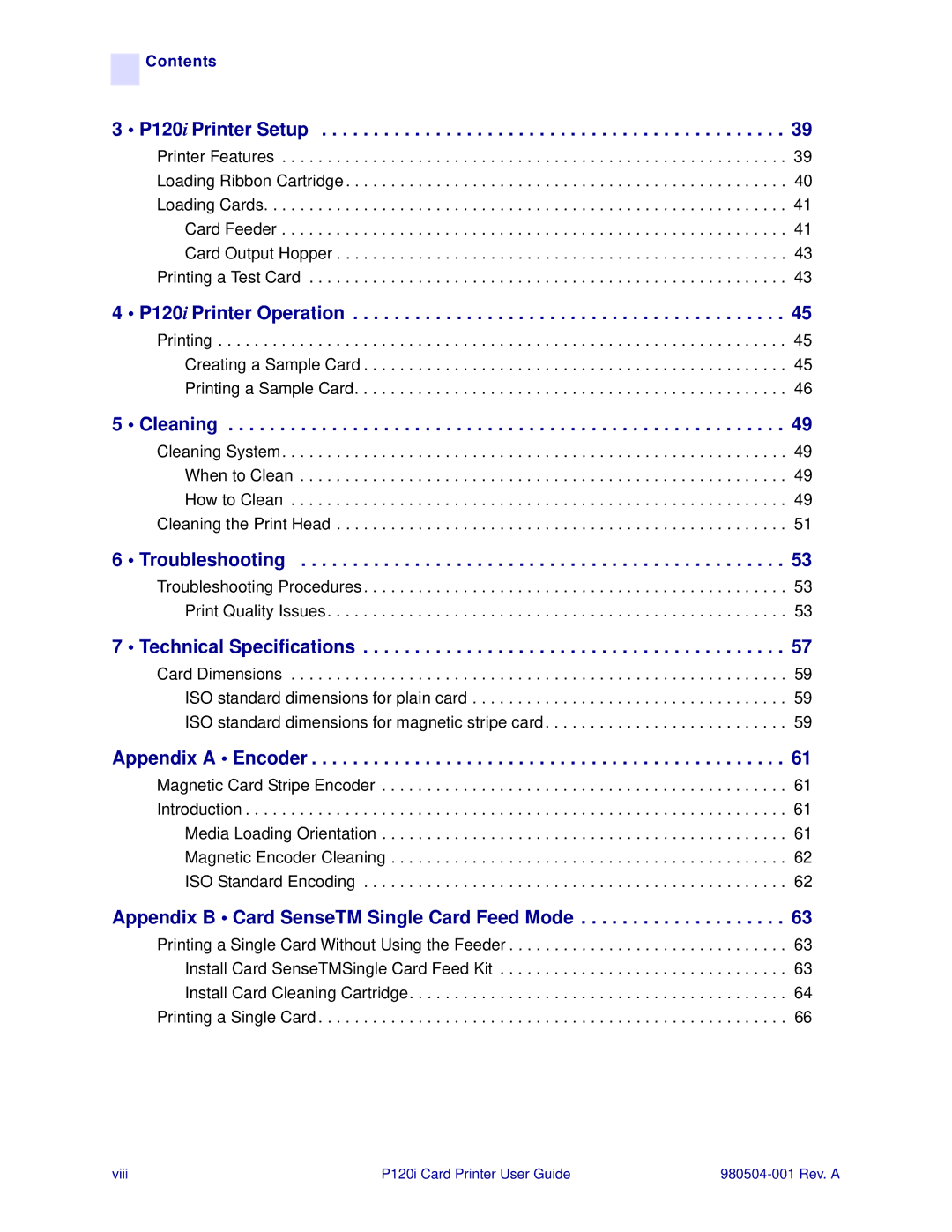 Zebra Technologies user manual P120i Printer Operation 