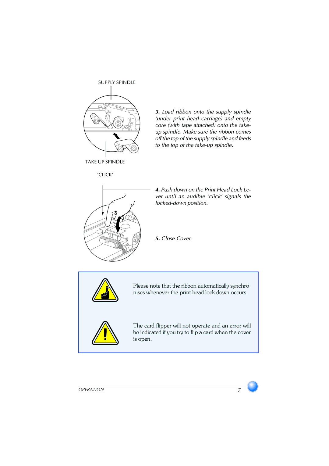 Zebra Technologies P420 user manual Supply Spindle 