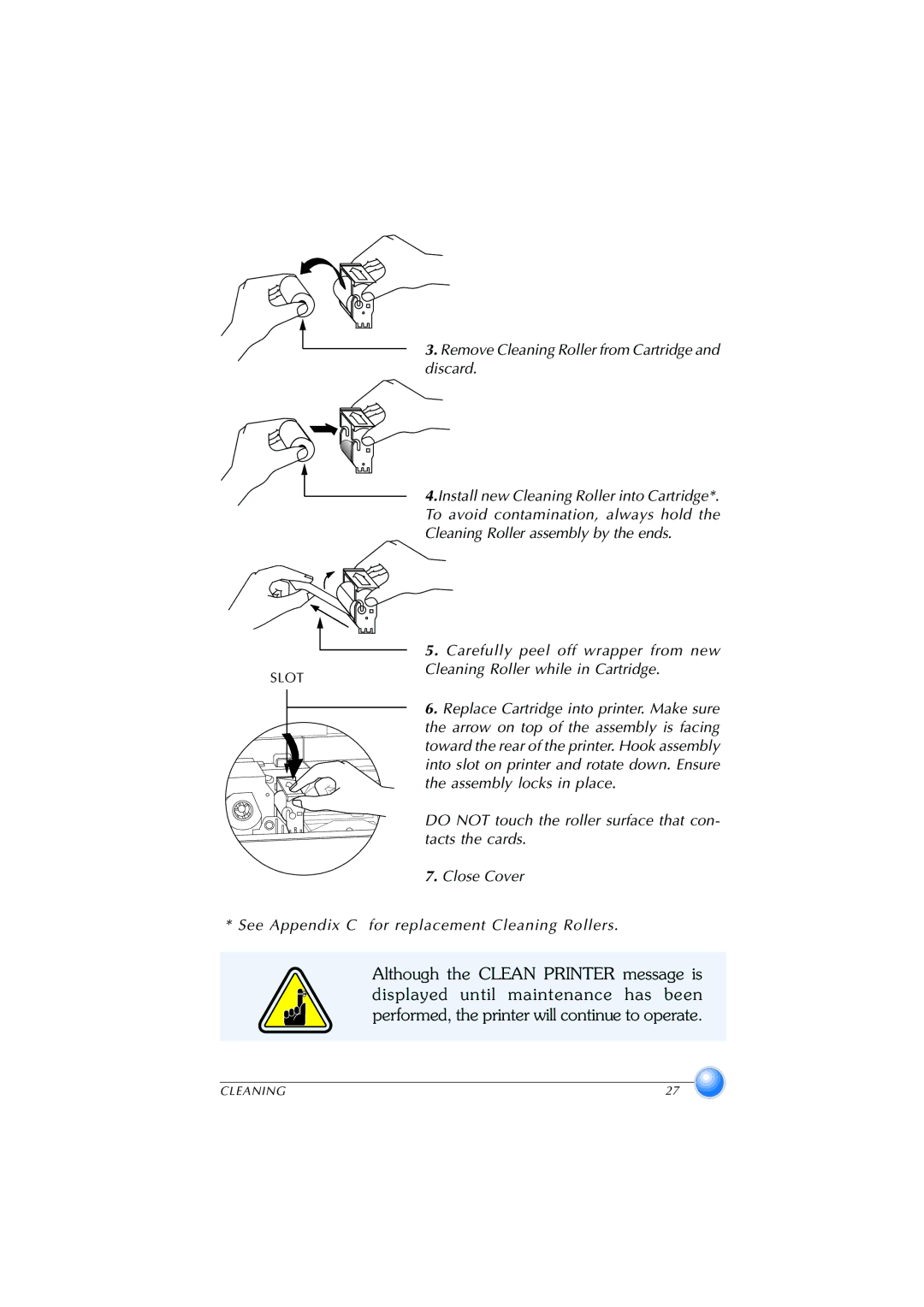 Zebra Technologies P420 user manual Slot 