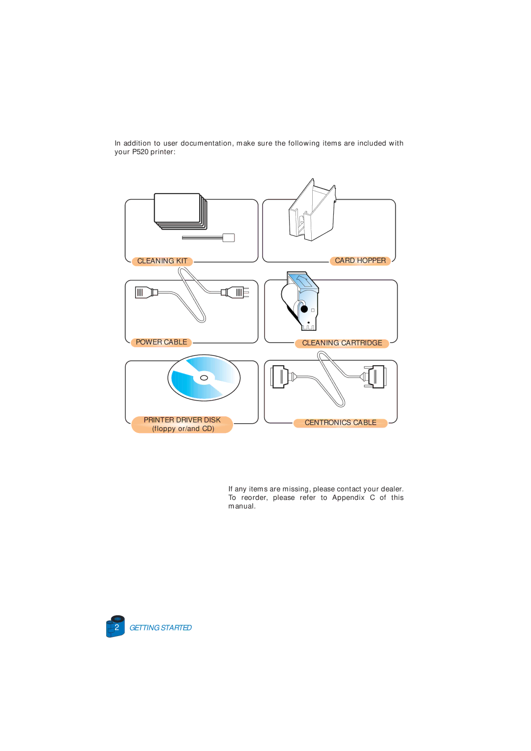 Zebra Technologies P520 user manual Getting Started 