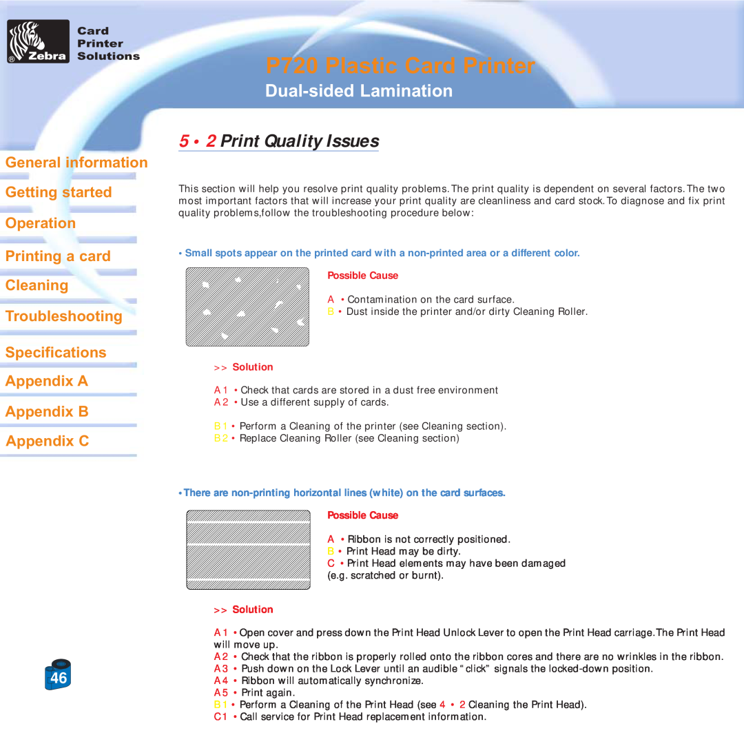 Zebra Technologies 5 2 Print Quality Issues, P720 Plastic Card Printer, Dual-sided Lamination, Card Printer Solutions 